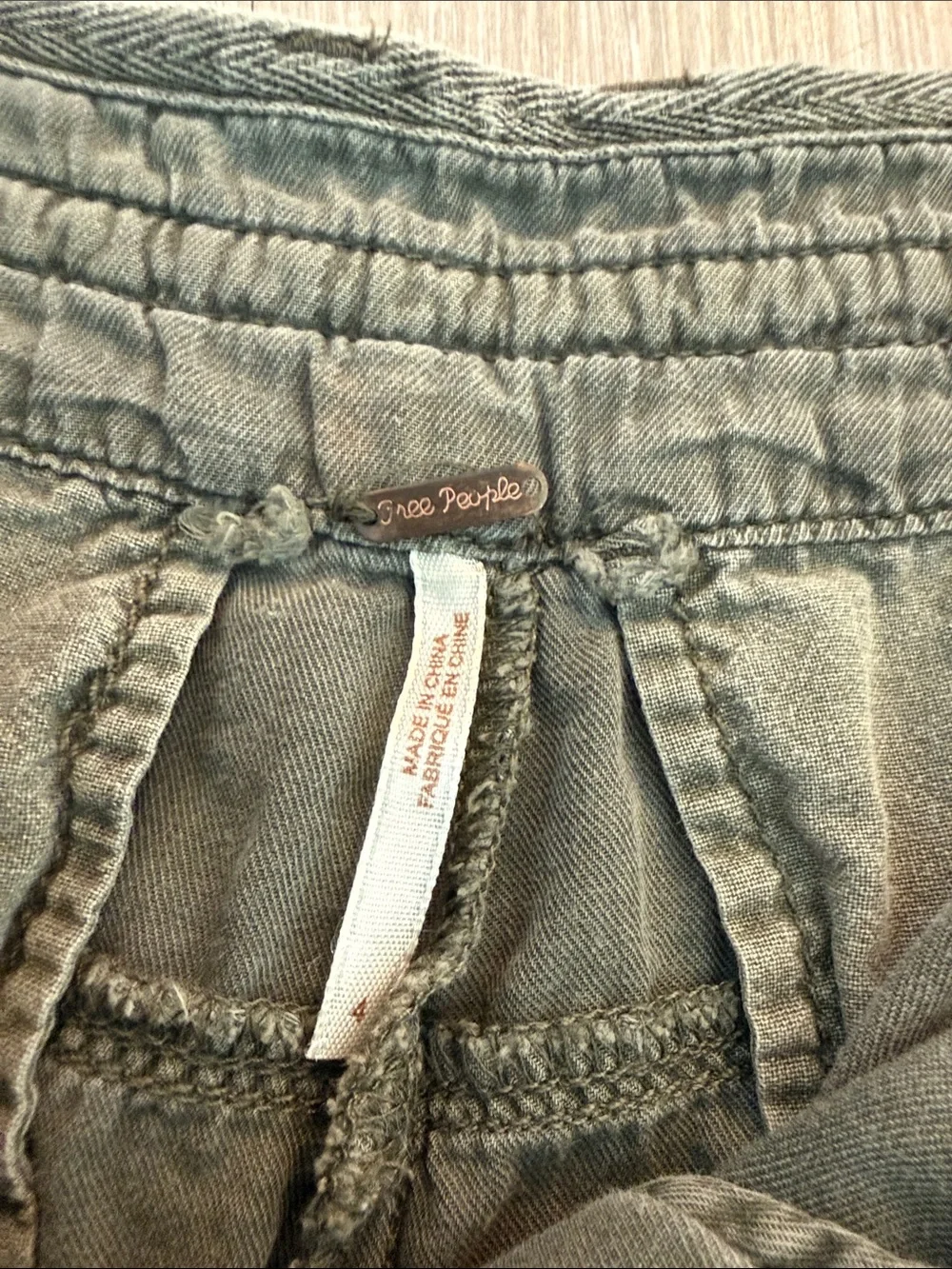 Free People Green Shorts 4